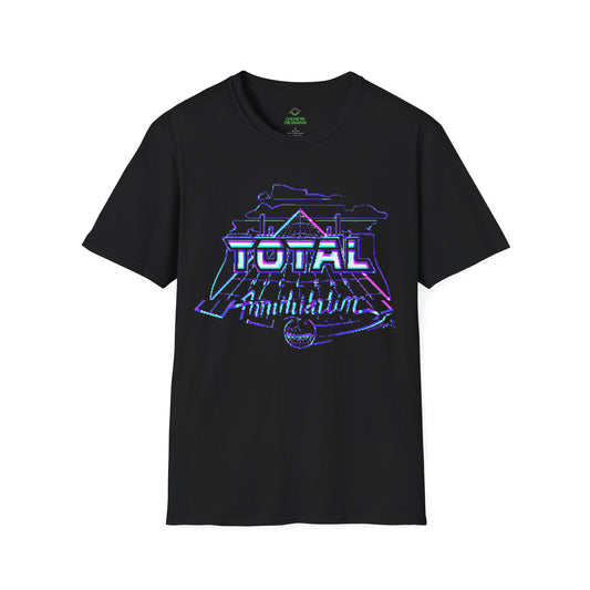 Premium 8-Bit Glitched Total Nuclear Annihilation Pinball T-Shirt