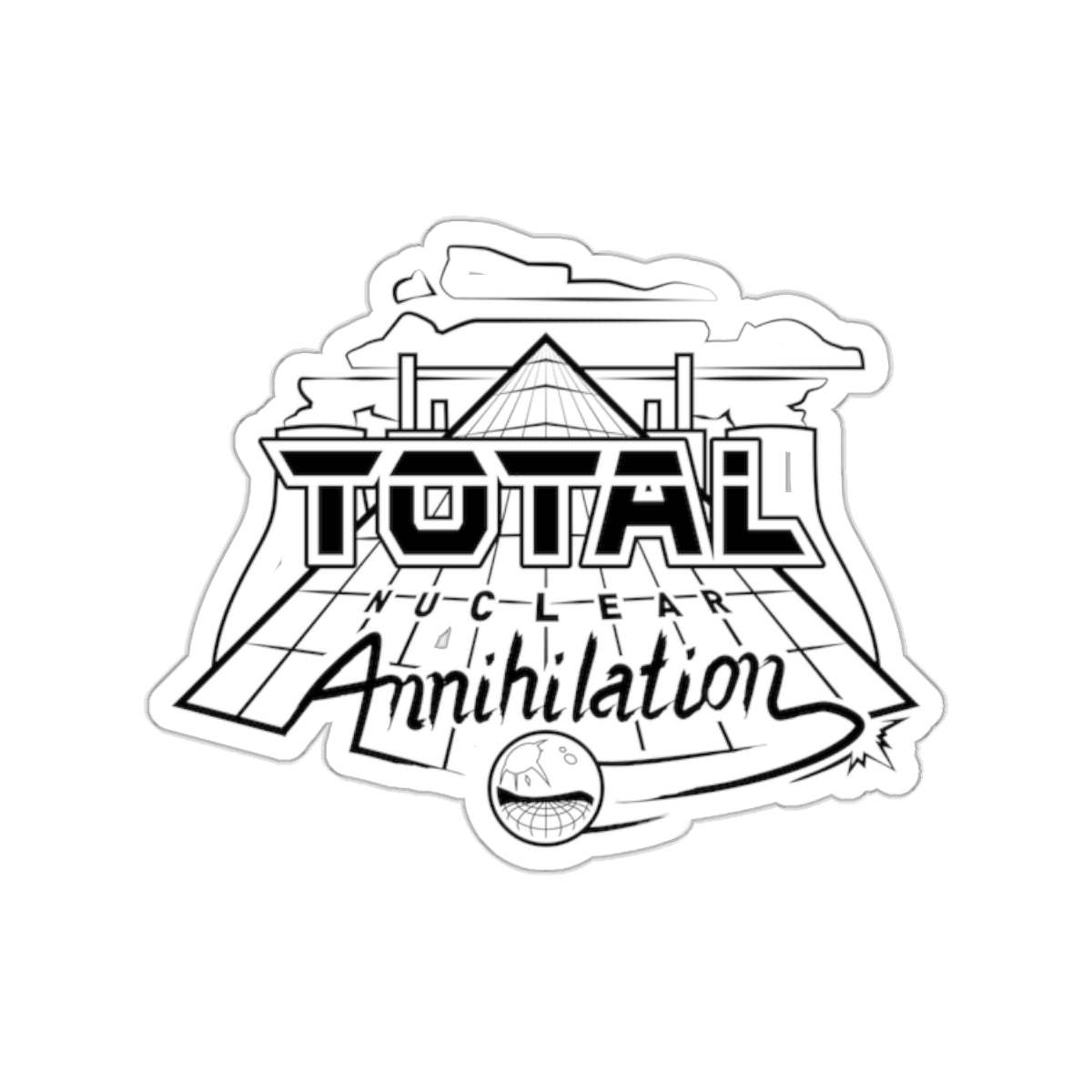 Total Nuclear Annihilation Pinball Sticker