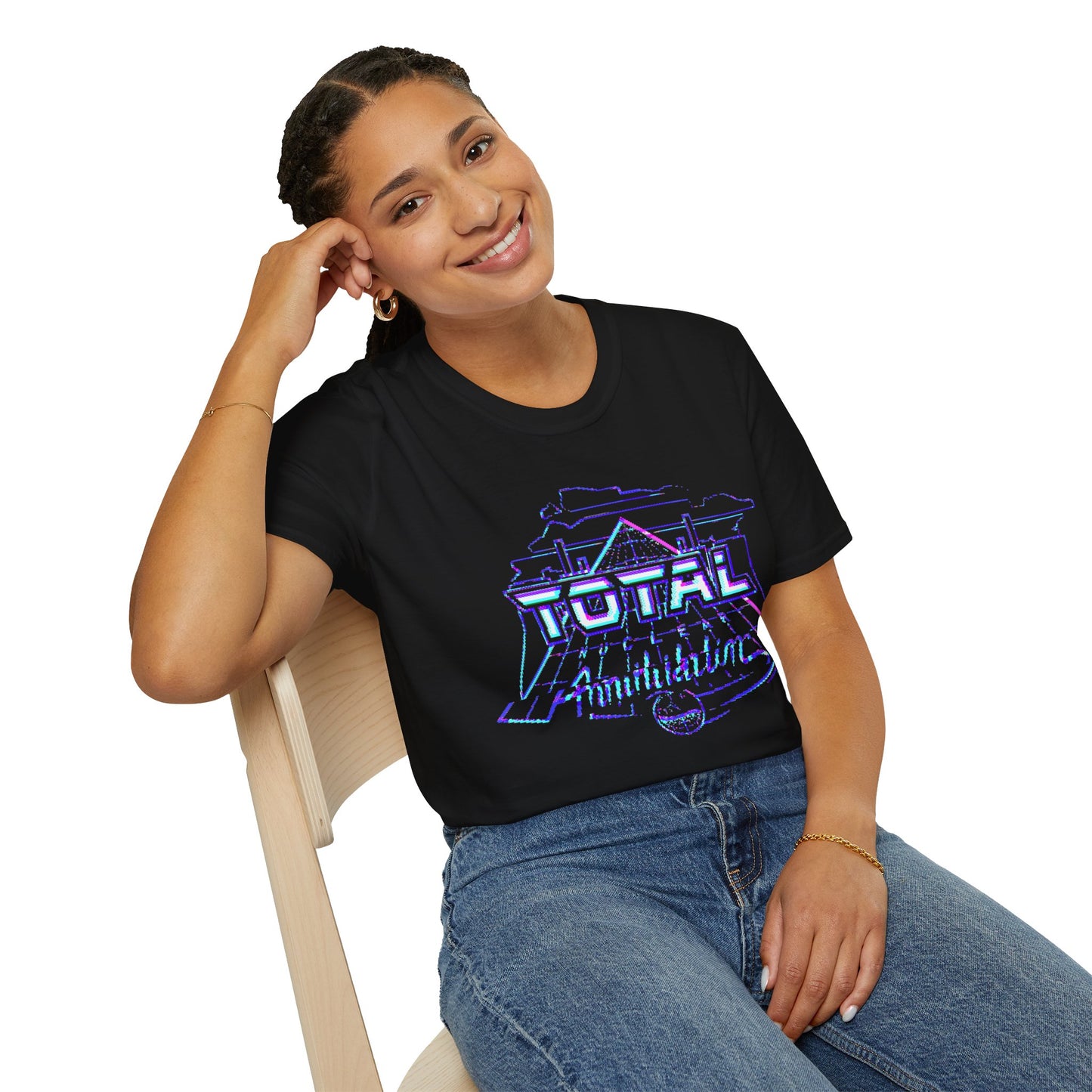 Premium 8-Bit Glitched Total Nuclear Annihilation Pinball T-Shirt