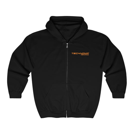TechnoMF Records Full Zip Hooded Sweatshirt
