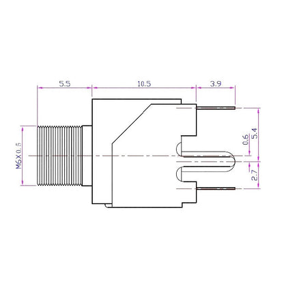 WQP-WQP518MA-BM Qingpu 3.5mm Eurorack TS Mono Jack