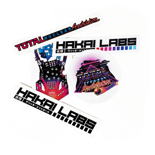 Total Nuclear Annihilation and Hakai Labs Sticker Pack 1