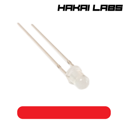 DDE-0018-00 Hakai Labs 3mm 赤色 LED (CVD LED)